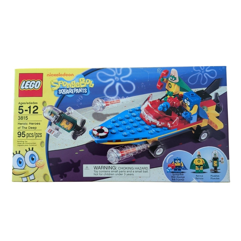 LEGO SpongeBob SquarePants 3815 Heroic Heroes of the Deep New Sealed 2011